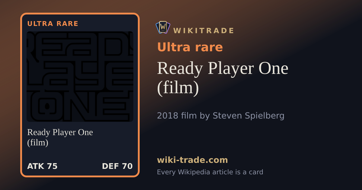 Ready Player One (film) — Ultra rare card