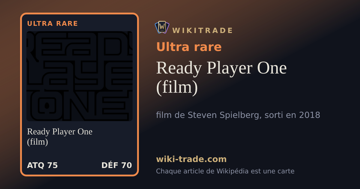 Ready Player One (film) — carte Ultra rare