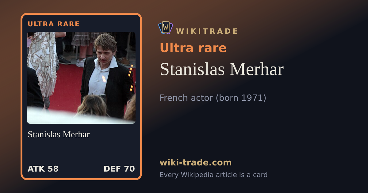 Stanislas Merhar — Ultra rare card