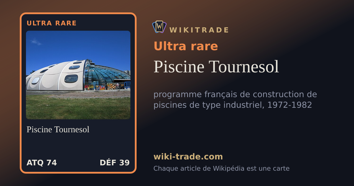 Piscine Tournesol — carte Ultra rare