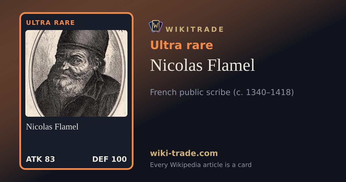 Nicolas Flamel — Ultra rare card