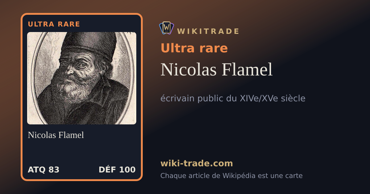 Nicolas Flamel — carte Ultra rare
