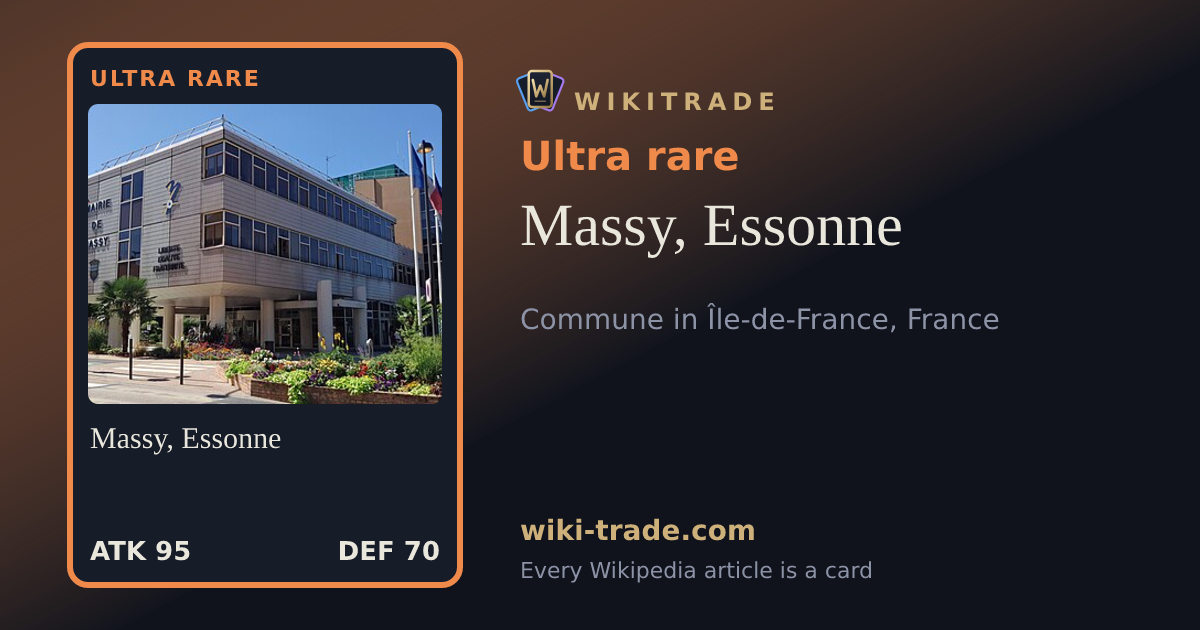 Massy, Essonne — Ultra rare card