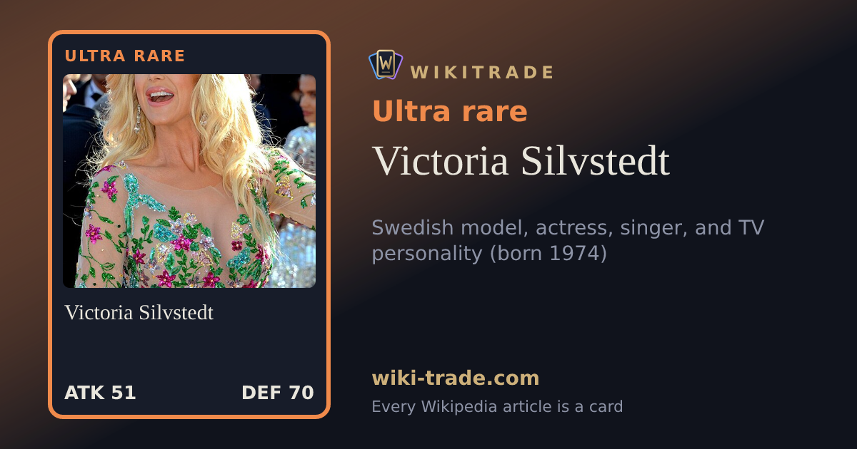 Victoria Silvstedt — Ultra rare card
