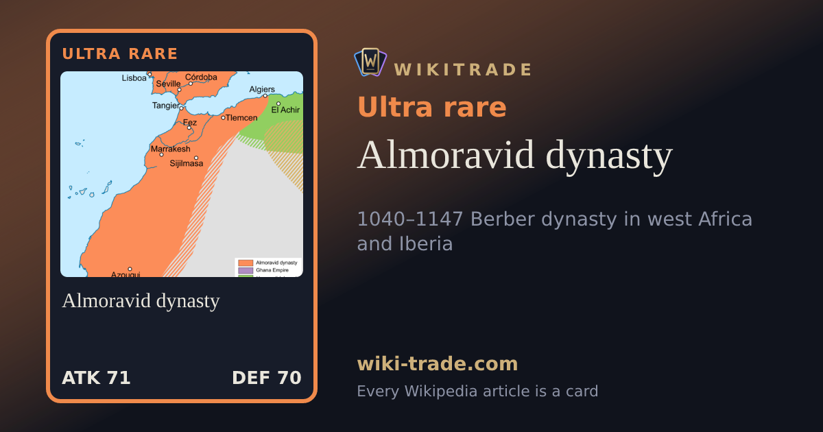 Almoravid dynasty — Ultra rare card
