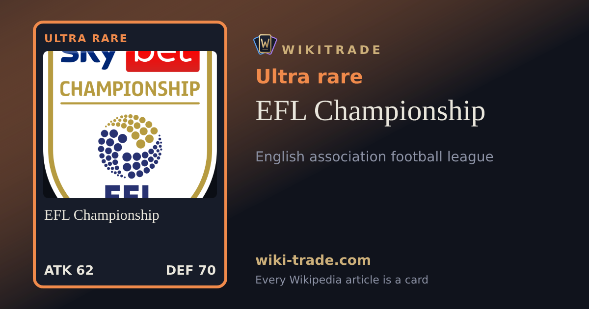 EFL Championship — Ultra rare card