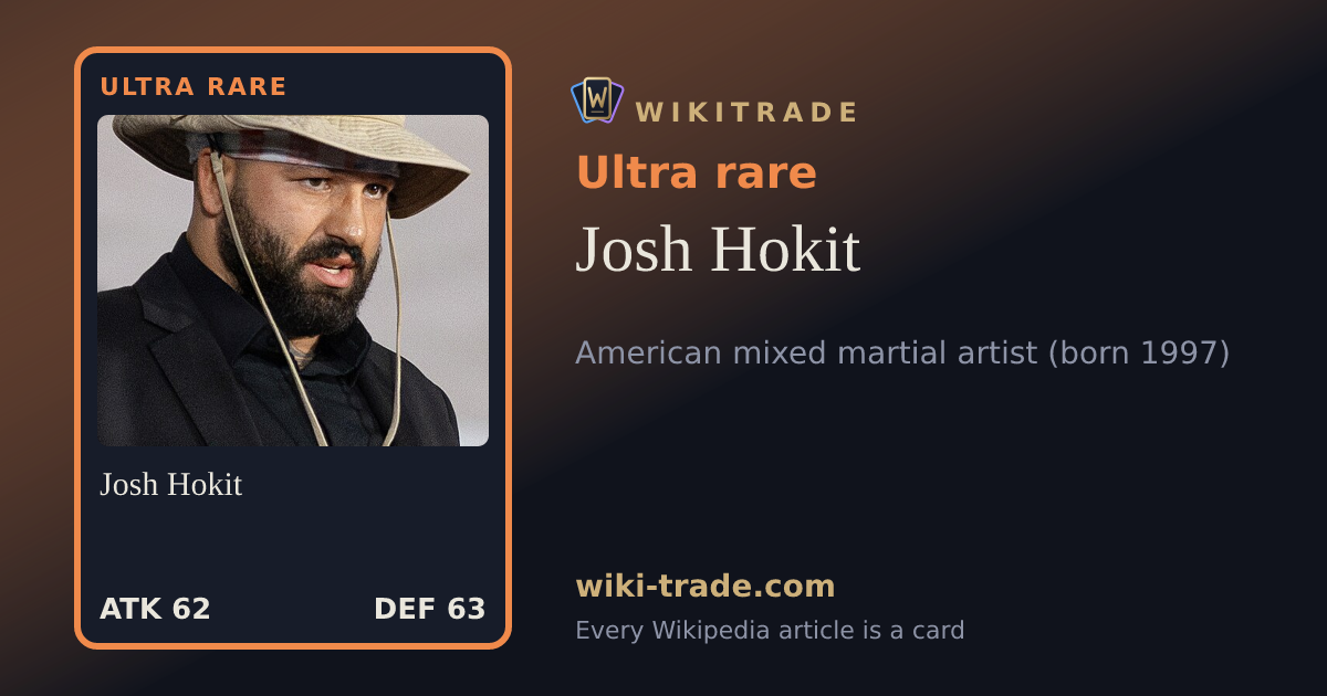 Josh Hokit — Ultra rare card