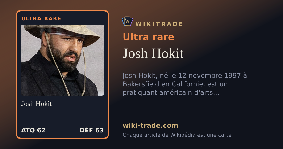 Josh Hokit — carte Ultra rare