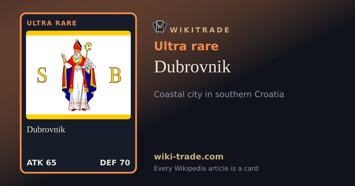 Dubrovnik — Ultra rare card