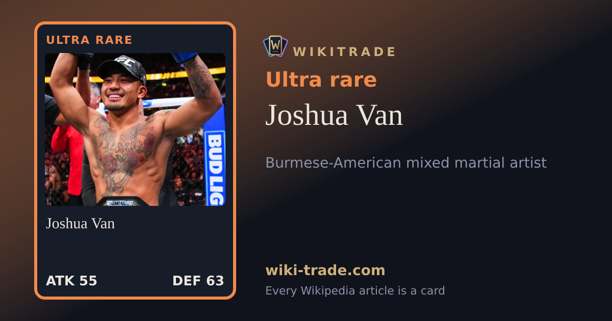 Joshua Van — Ultra rare card