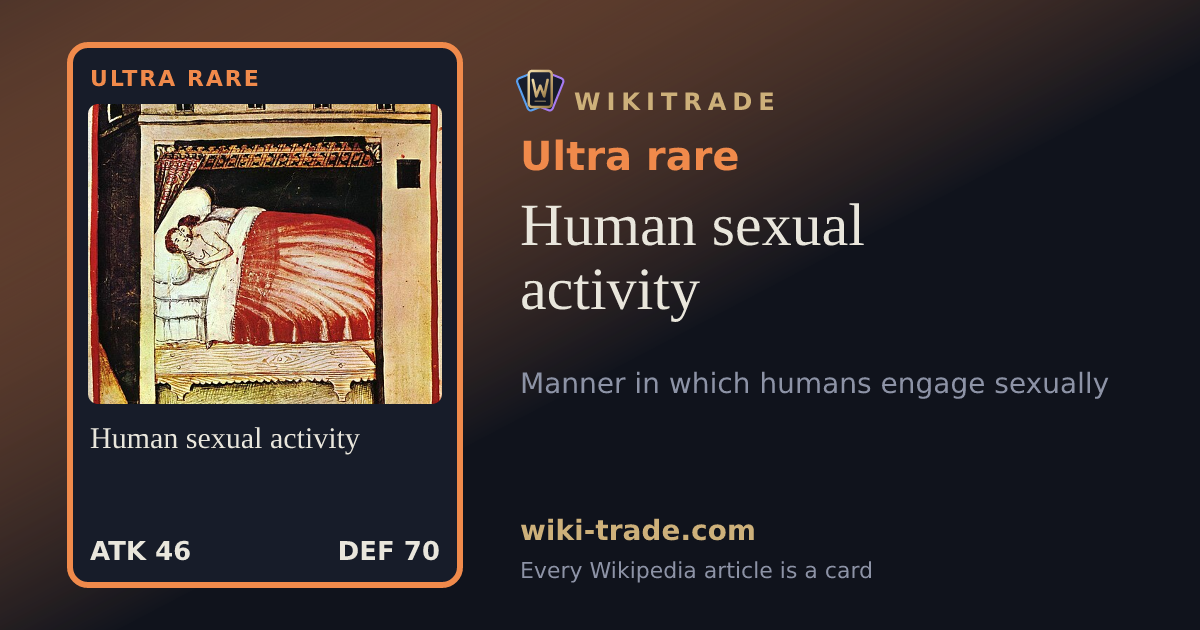 Human sexual activity — Ultra rare card