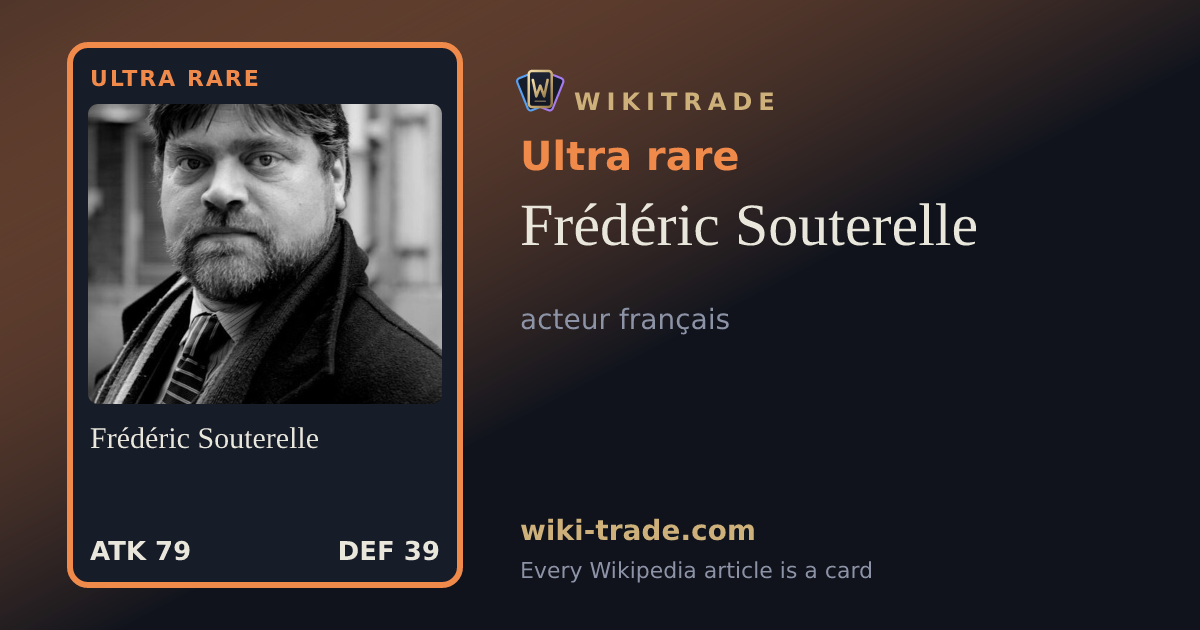 Frédéric Souterelle — Ultra rare card