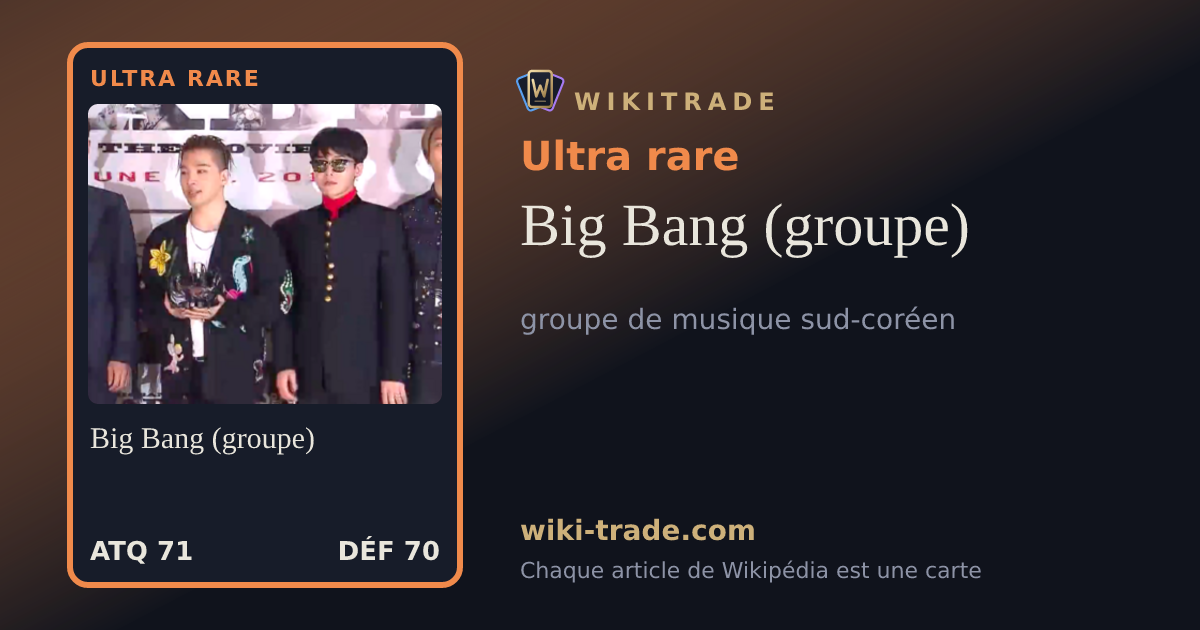 Big Bang (groupe) — carte Ultra rare