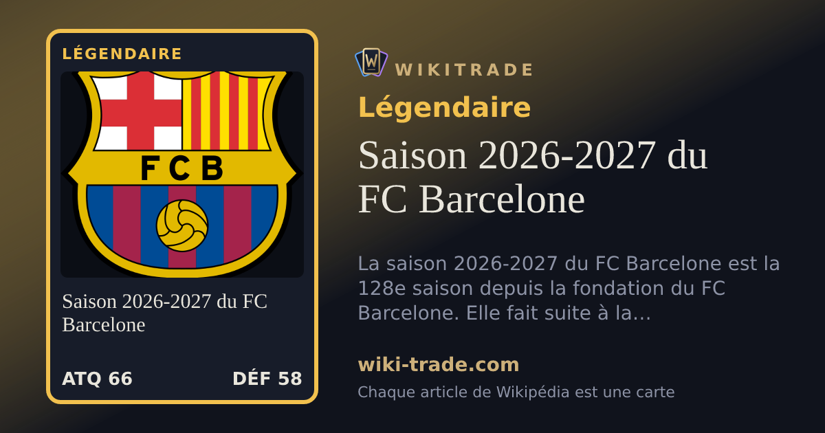 Saison 2026-2027 du FC Barcelone — carte Légendaire