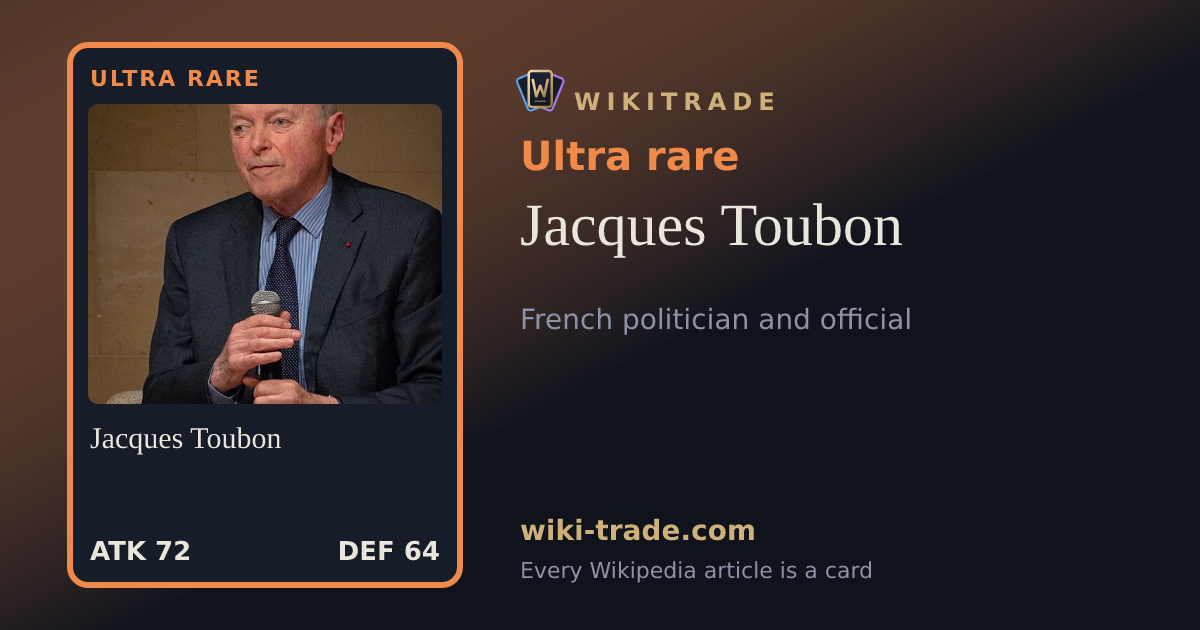 Jacques Toubon — Ultra rare card