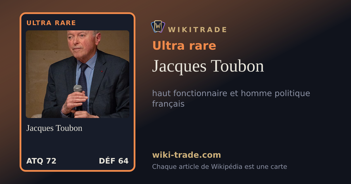 Jacques Toubon — carte Ultra rare
