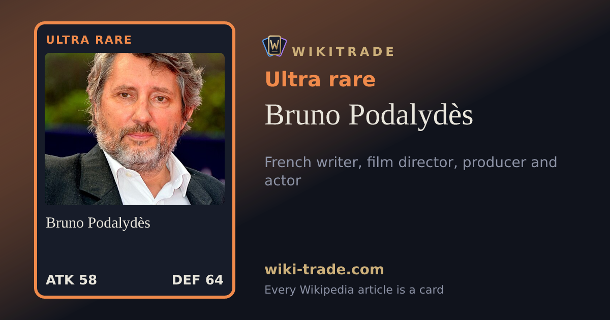 Bruno Podalydès — Ultra rare card