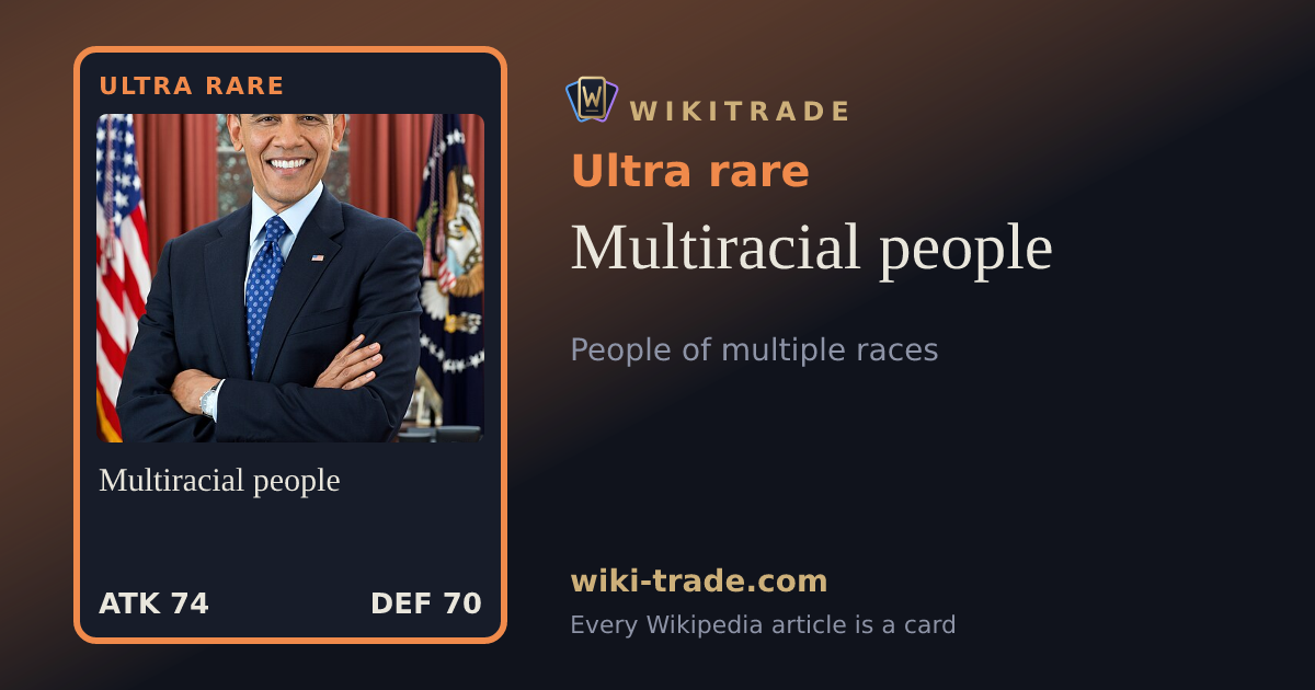 Multiracial people — Ultra rare card