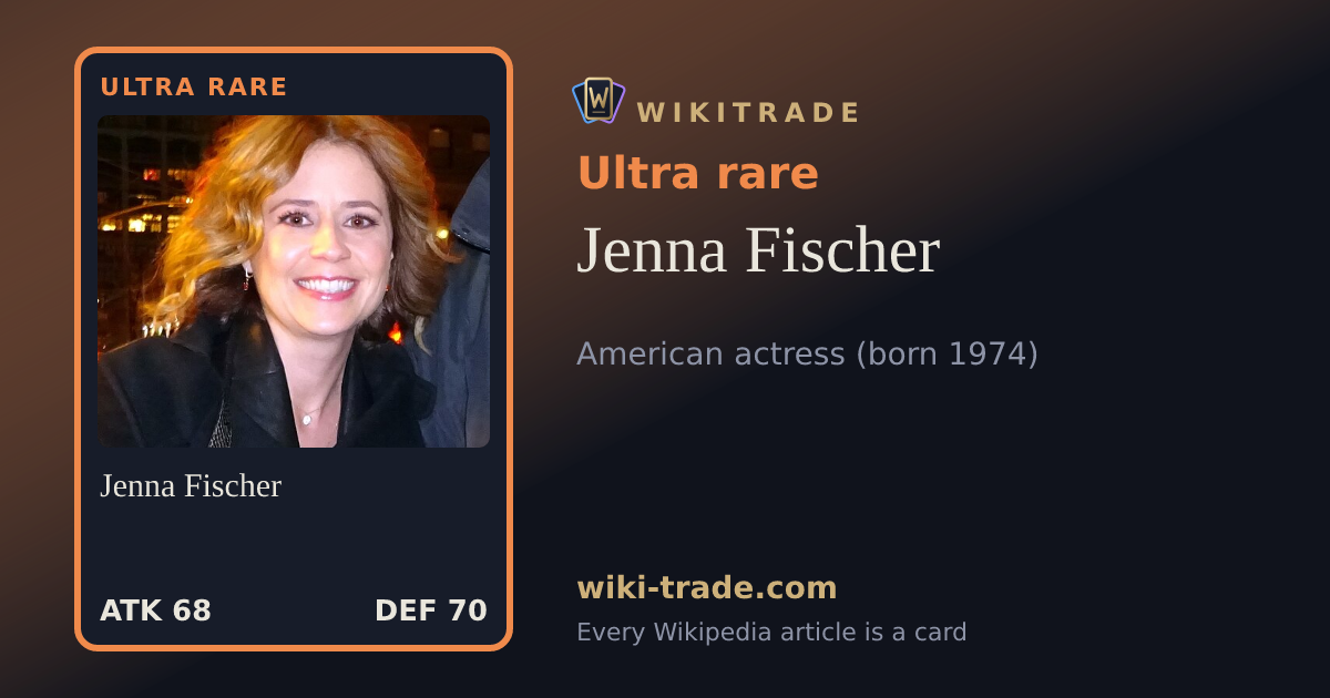Jenna Fischer — Ultra rare card