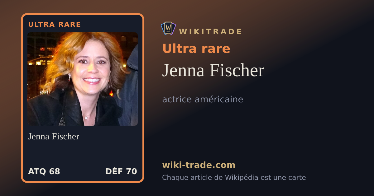 Jenna Fischer — carte Ultra rare