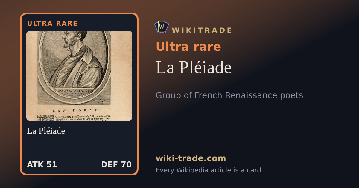 La Pléiade — Ultra rare card