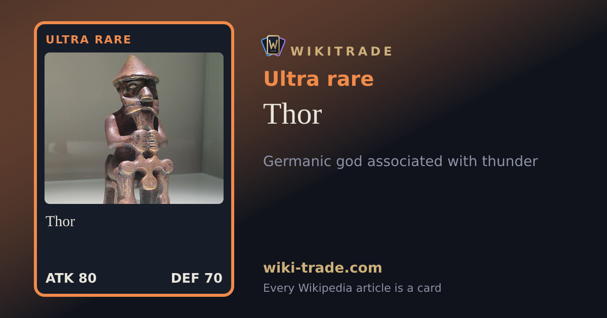 Thor — Ultra rare card