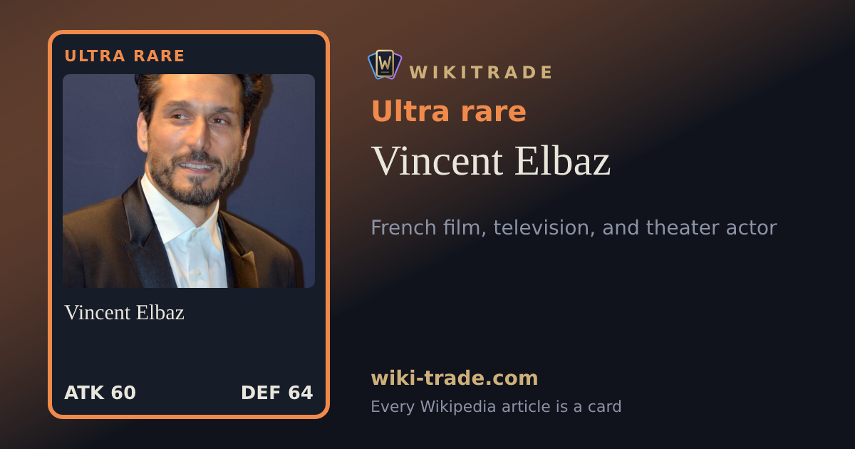 Vincent Elbaz — Ultra rare card