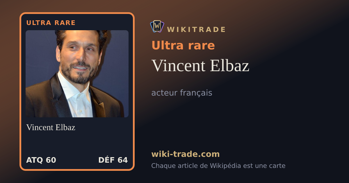 Vincent Elbaz — carte Ultra rare