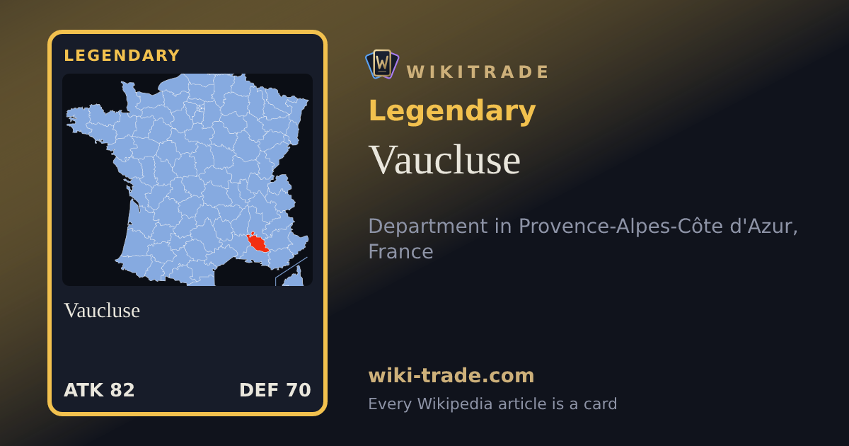 Vaucluse — Legendary card