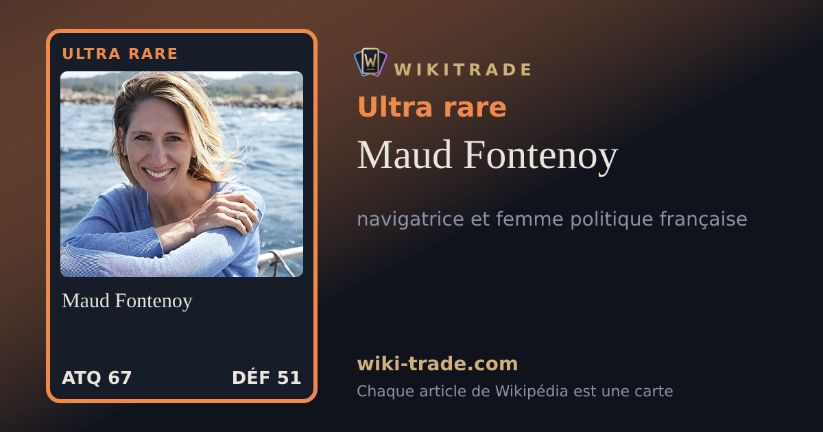 Maud Fontenoy — carte Ultra rare