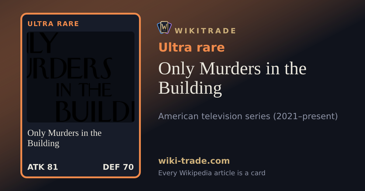 Only Murders in the Building — Ultra rare card