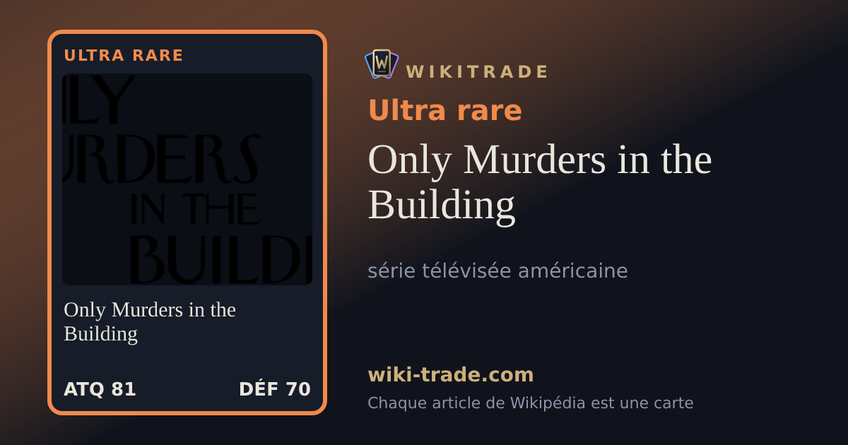 Only Murders in the Building — carte Ultra rare