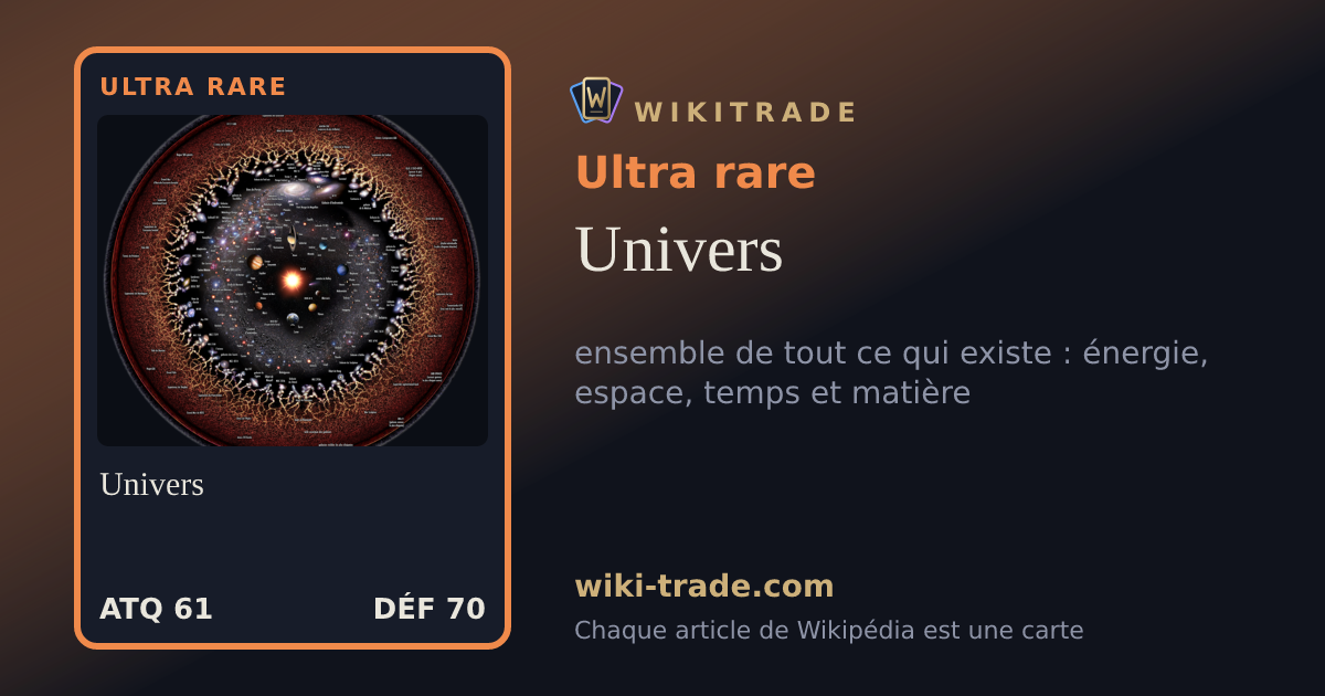Univers — carte Ultra rare