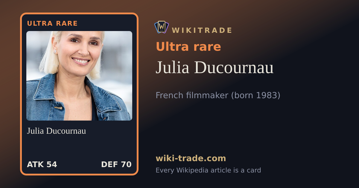 Julia Ducournau — Ultra rare card