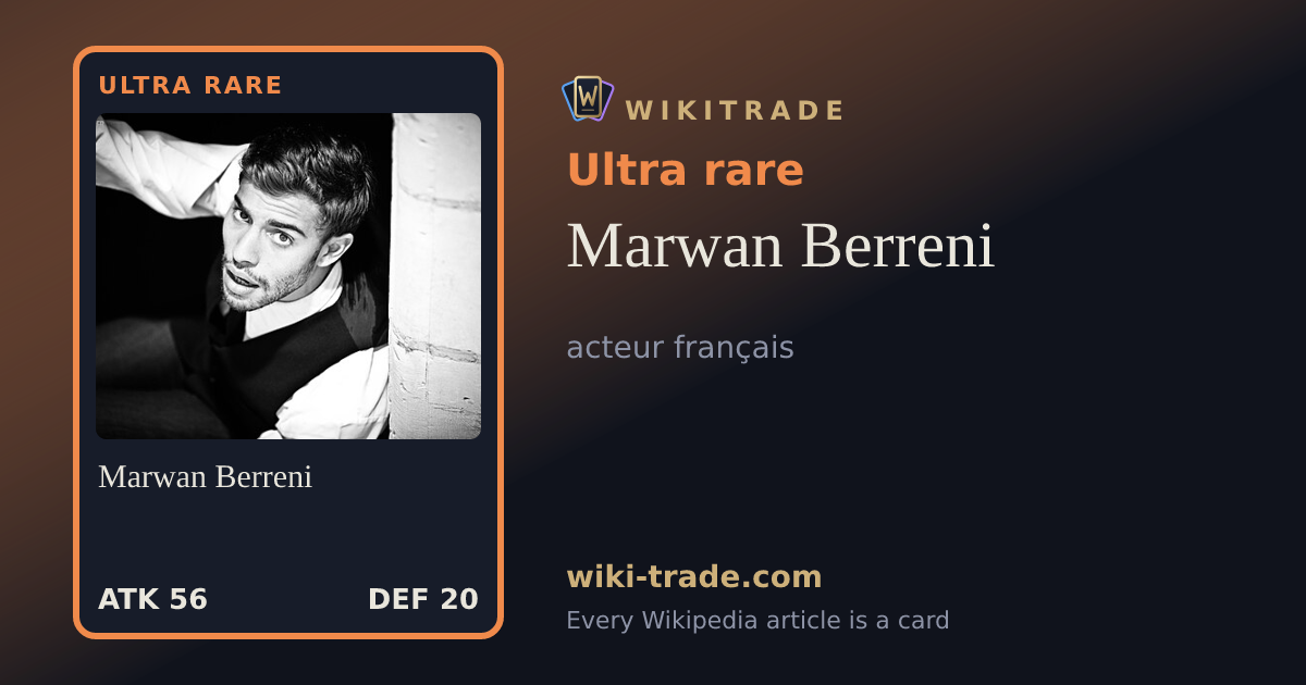 Marwan Berreni — Ultra rare card