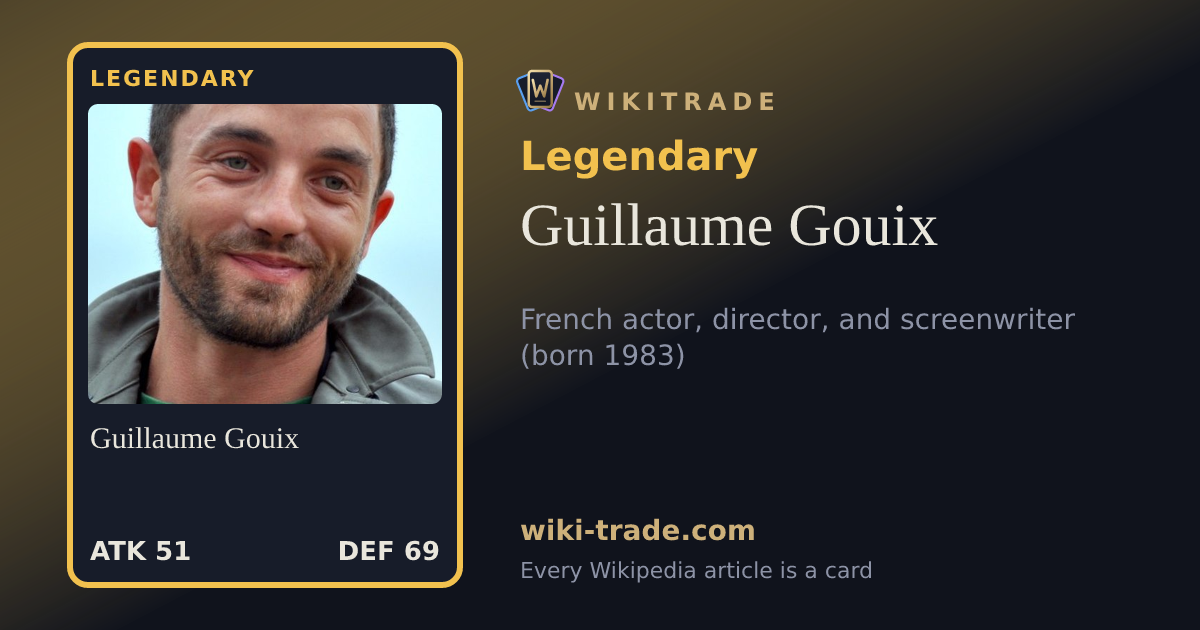 Guillaume Gouix — Legendary card