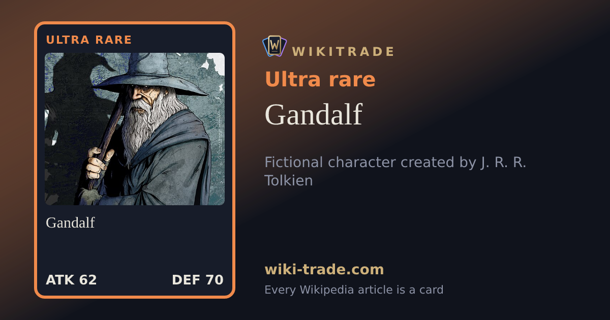 Gandalf — Ultra rare card