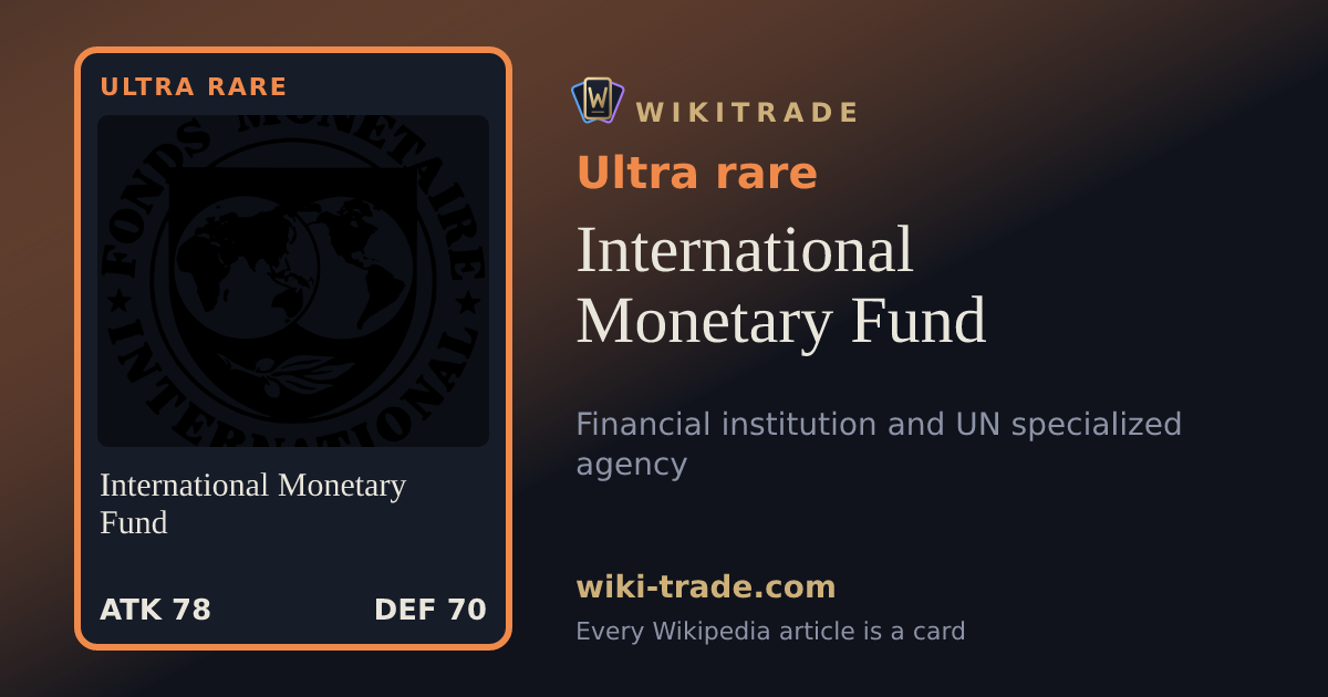 International Monetary Fund — Ultra rare card
