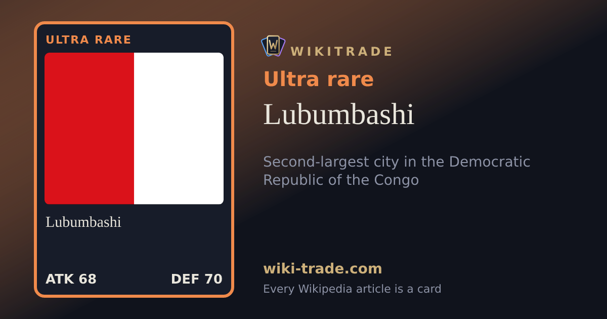 Lubumbashi — Ultra rare card