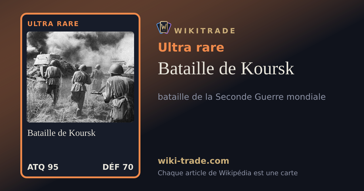 Bataille de Koursk — carte Ultra rare
