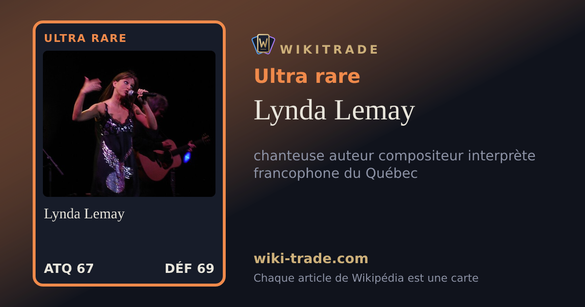 Lynda Lemay — carte Ultra rare