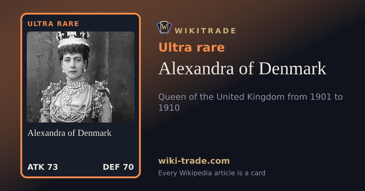 Alexandra of Denmark — Ultra rare card