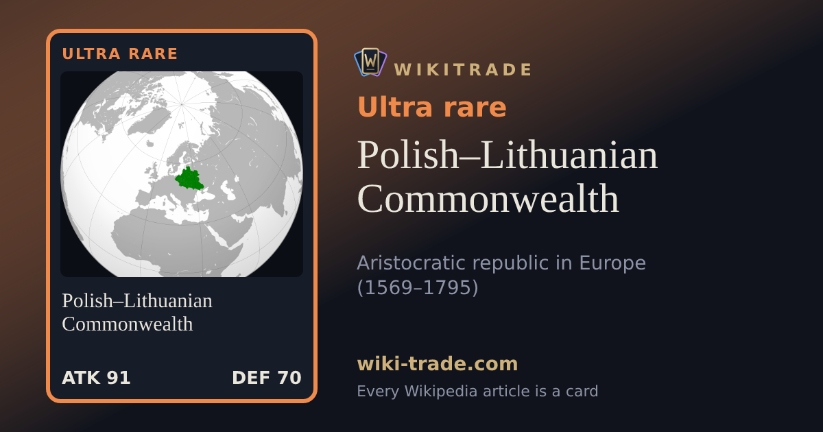 Polish–Lithuanian Commonwealth — Ultra rare card