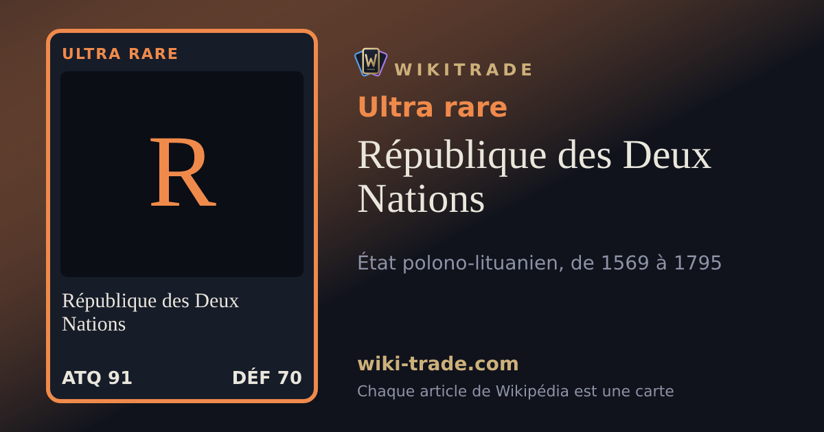 République des Deux Nations — carte Ultra rare