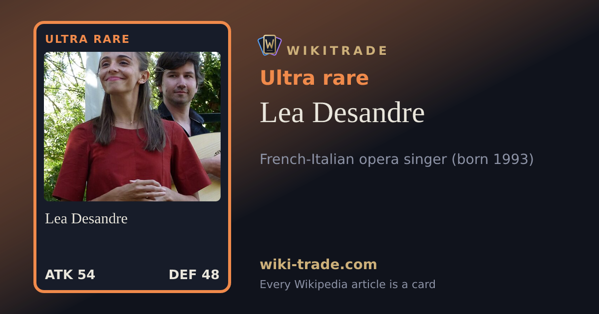 Lea Desandre — Ultra rare card