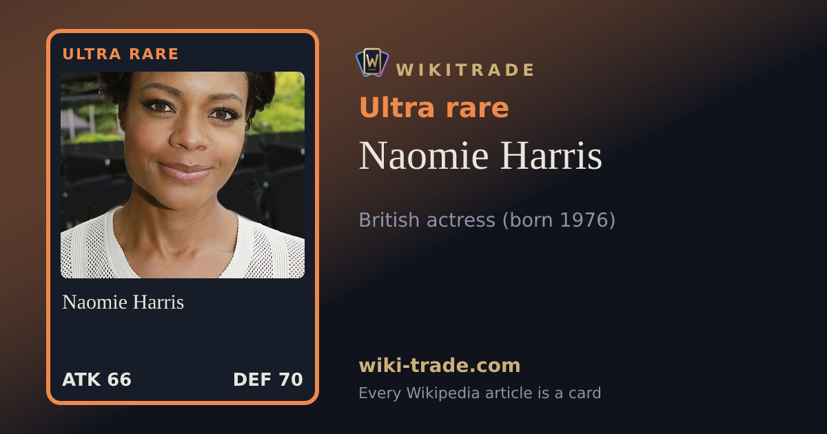 Naomie Harris — Ultra rare card
