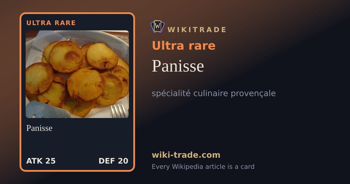 Panisse — Ultra rare card