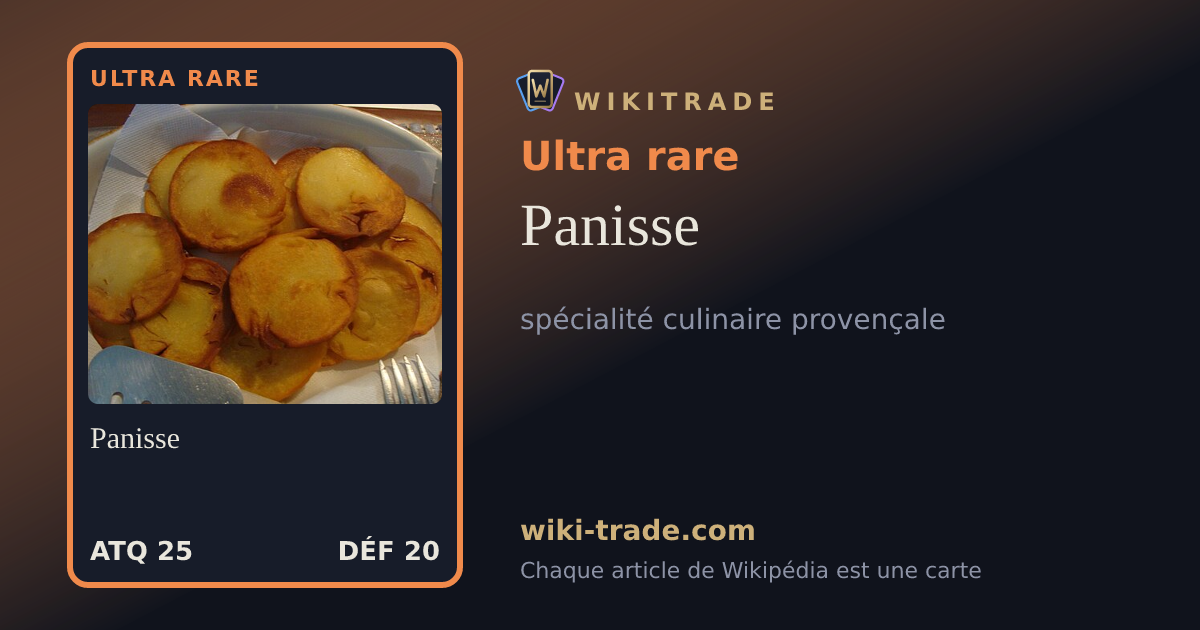Panisse — carte Ultra rare