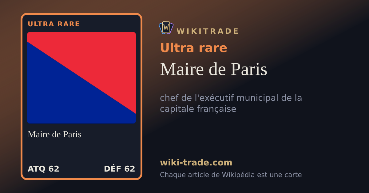 Maire de Paris — carte Ultra rare