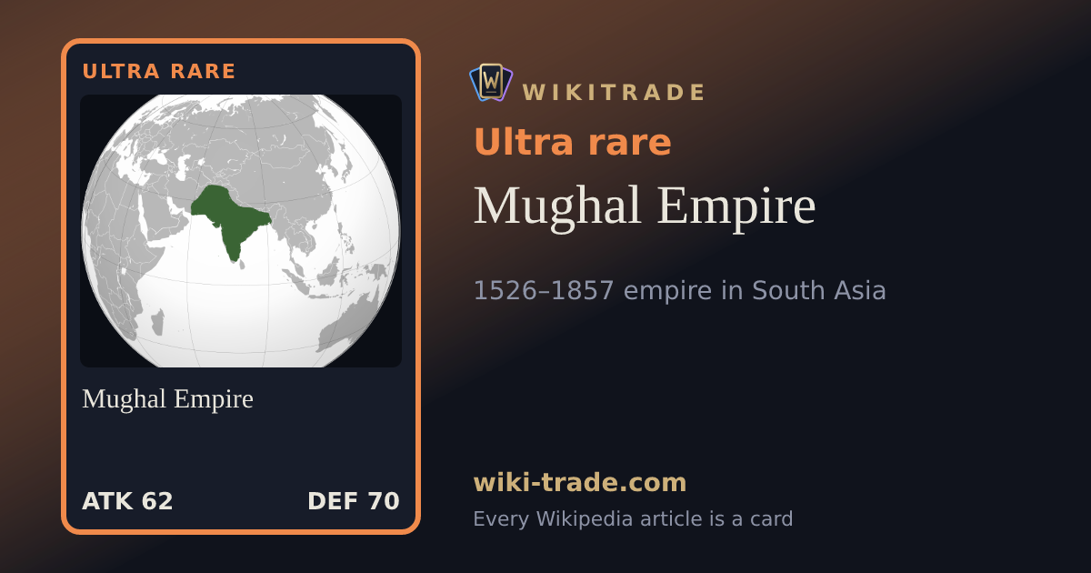 Mughal Empire — Ultra rare card